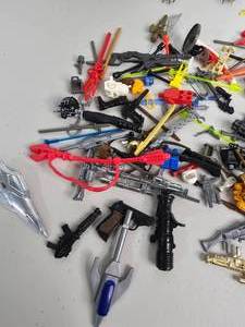 lot 241 image: Action Figures, Lego Accessories & Plastic Dinosaur Lot