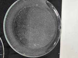 lot 202 image: Variety of 4 VTG Crystal Platters and 1 Footed Bowl