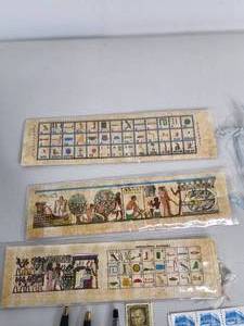 lot 162 image: Cross Pen & Pencil Set, Cross Pen, Egyptian Bookmarks, Misc Used Stamps