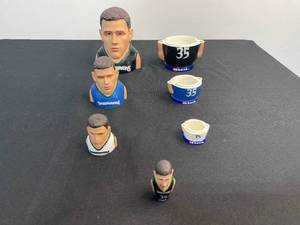 lot 41 image: Mark Madsen Minnesota Timberwolves 2004 Collectors Series Russian Nesting Dolls