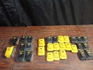 Mixed AH LOT OF DEWALT 2060-Volt Batteries for REPAIR ONLY NOT CHARGING