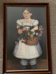 lot 40 image: Framed Folk Art Framed Print