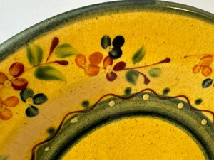 lot 42 image: Decorative French Pottery Plate