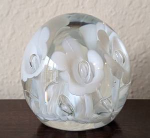 lot 81 image: Pair of Joe St. Clair Glass Paperweights