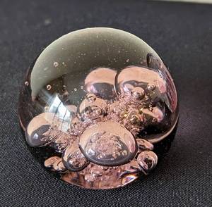 lot 102 image: Three Small Art Glass Paperweights