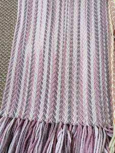 lot 133 image: Three Colorful Woven Throw Blankets