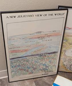 lot 143 image: Framed State View of the World Prints