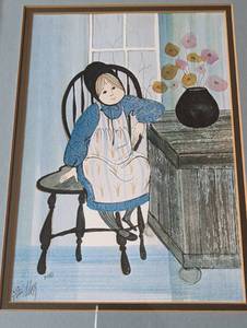 lot 155 image: Pair of Framed Buckley Moss Prints