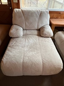 lot 9 image: Sofa Chaise Lounge Sleeper Chair (60 Long) ($500 MSRP) - Bring Help to Move