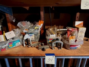 lot 34 image: Huge Assortment of Screws, Wall Anchors, and Other Hardware