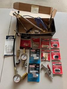 lot 36 image: Compressor Air Guns, Gauges, and More