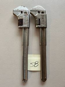 lot 58 image: Pair of Diamond Tool 15 Pipe Wrenches
