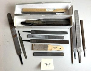lot 71 image: Vintage Machinist File Lot - Grobet, Craftsman, Nicholson