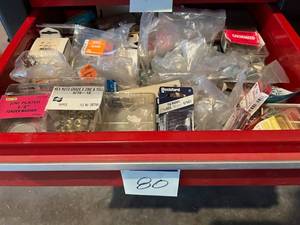 lot 80 image: Lots of Hardware (Drawer Contents)