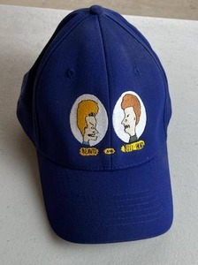 lot 112 image: Vintage Beavis and Butthead Fitted Ball Cap (some signs of wear)