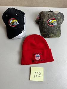 lot 113 image: Vintage Twin Cities Service Unit Railroad Hat Lot in Good Condition