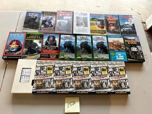 lot 152 image: Huge Lot of Vintage TrainsRailroad VHS Tapes in Good Condition