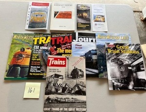 lot 161 image: Vintage TrainRailroad Books and Magazines Featuring January 1968 Trains