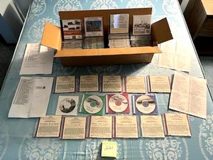 lot 221 image: Huge RailroadTrains Audio CD Programs Collection