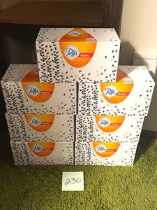lot 230 image: Lot of 7 New Boxes of Puffs Kleenex