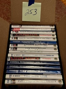 lot 253 image: TrainRailroad DVD Lot in Nice Condition