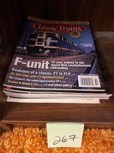 lot 267 image: Classic Trains Magazines (2012-2015)