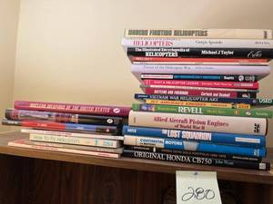 lot 280 image: Vietnam War Books, UH-1 Huey Helicopter Books, and More