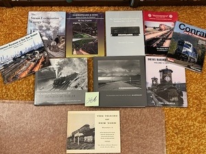 lot 286 image: Book Lot - Railroad Photography, Steam Locomotives, and More
