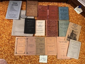lot 296 image: Antique and Vintage Railroad Books - Locomotive Engineer and More