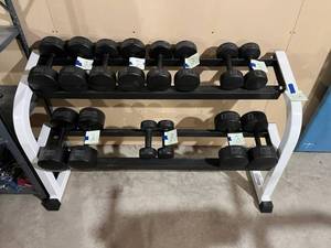 lot 308 image: Para Body Serious Steel Dumbbell Rack (Weights Not Included) in Excellent Condition