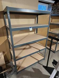 lot 320 image: 6 Metal Shelving Unit (72 x 48 x 24) - Like New
