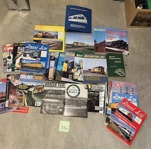 lot 336 image: Vintage Railroad Books and Magazines