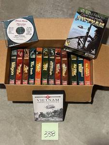 lot 338 image: Nice Lot of Vietname War DVDs and VHS Tapes