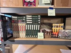 lot 346 image: Huge Vietnam War DVD and VHS Collection (Excellent Condition)