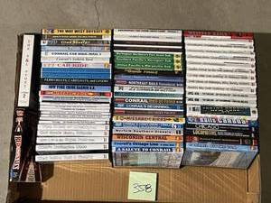 lot 358 image: Huge DVDVHS Collection about TrainsRailroads (Excellent Condition)