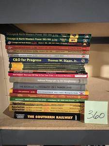 lot 360 image: Amazing RailroadTrains Book Lot (Excellent Condition)