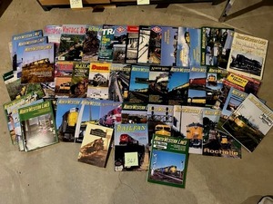 lot 361 image: Huge Vintage Train Magazine and Book Lot