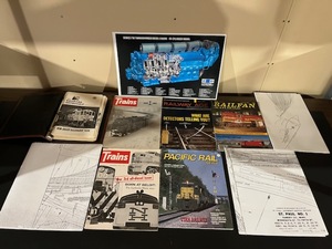 lot 362 image: Vintage TRAINS Magazines (1960s - 1990s) Plus Extras