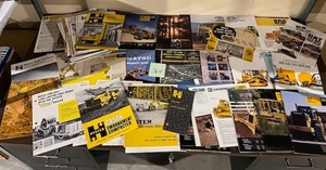 lot 364 image: Vintage TractorCATJohn DeereHyster Advertisements and Brochures
