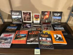 lot 366 image: Neat Steel Mill and Railroad Book Lot