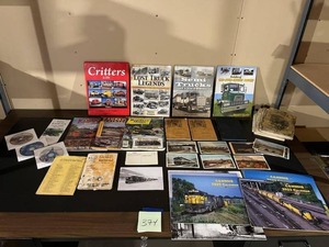 lot 374 image: Vintage TrainTrucksSteelmaking Books, Magazines, Post Cards, Service Manuals