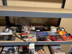 lot 375 image: LawnmowerSmall Engine Repair Lot (Shelf Contents)