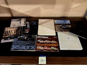 lot 381 image: Vintage Car Brochures and Manuals - 1976 Chevy Wagon, 1975 Buick, and More