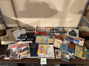lot 385 image: AntiqueVintage TrainsRailroad Magazines, Books, Maintenance Manuals, and More