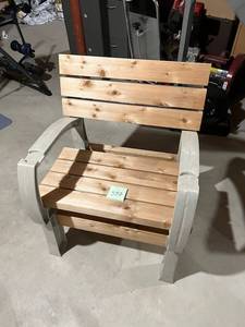 lot 397 image: 2X4 Basics Chair and Cushion (Excellent condition)