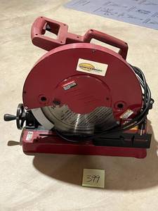 lot 399 image: Northern Tools (Model 332814) 14 Dry Cut Metal Saw (Good Condition)