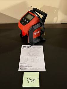 lot 405 image: Milwaukee Compact Inflator (Excellent Condition)