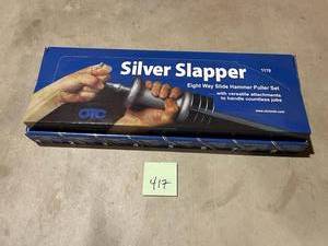 lot 417 image: OTC Silver Slapper 8-Way Slide Hammer Puller Set (Like New)