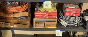 lot 420 image: Shelf Contents - Electrical Wire and Conduit