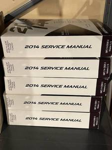 lot 437 image: 2014 GM Service Manuals - Suburban, Escalade, Tahoe, Yukon (Good Condition)